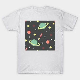 Planet pattern T-Shirt